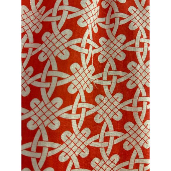 J.McLaughlin Patterned Linen Shift Dress with Halter Neck - Picture 4 of 7